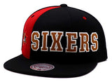 Philadelphia 76ers Mitchell & Ness Retro Hexagon Snapback Hat