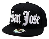 San Jose Headlines Old English Snapback Hat
