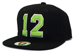 Seattle Headlines 12th Man Snapback Hat
