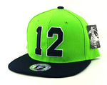 Seattle Headlines 12th Man Snapback Hat