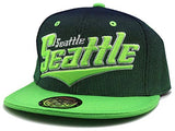 Seattle Leader of the Game Flash Fade Snapback Hat