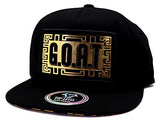 Top Level Luxe G.O.A.T. Greatest of All Time Snapback Hat