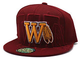Washington Leader of the Game Jumbo Shadow Snapback Hat
