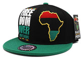 Black Pride Top Pro Freedom Over Everything Snapback Hat