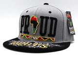 Black Pride Top Pro Proud of My Roots Snapback Hat