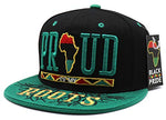 Black Pride Top Pro Proud of My Roots Snapback Hat
