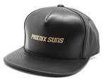 Phoenix Suns Mitchell & Ness Luxe Lambskin Snapback Hat