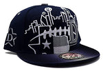 Dallas Leader Of The Game Youth City Skyline Snapback Hat