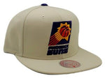 Phoenix Suns Mitchell & Ness Cream Snapback Hat