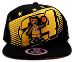 Los Angeles Top Level Kobe 24 Mamba Teddy Bear Snapback Hat