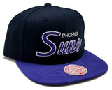 Phoenix Suns Mitchell & Ness Retro Script Snapback Hat