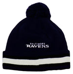 Baltimore Ravens NFL Proline by Outerstuff Youth Cuffed Pom Beanie