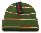 Diamond Supply Co Striped Cuffed Beanie