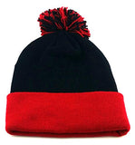 Georgia Leader of the Game Bulldogs Skyline Cuffed Pom Beanie