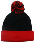 Georgia Premium Colossal Cuffed Pom Beanie