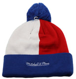 Los Angeles Clippers Mitchell & Ness Cuffed Pom Knit Beanie