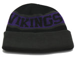 Minnesota Vikings '47 Brand Fan Favorite Striped Cuffed Knit Beanie