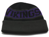 Minnesota Vikings '47 Brand Fan Favorite Striped Cuffed Knit Beanie