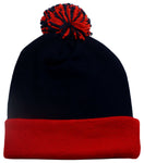New England Premium Colossal Cuffed Pom Beanie