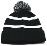Seattle Seahawks '47 Brand Fan Favorite Striped Cuffed Pom Knit Beanie