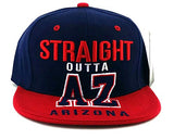 Arizona Leader of the Game Straight Outta AZ Snapback Hat