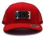 4350 District Leader of Generation Apparel King Gold Metal Mesh Snapback Hat