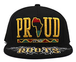 Black Pride Top Pro Proud of My Roots Snapback Hat
