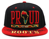 Black Pride Top Pro Proud of My Roots Snapback Hat