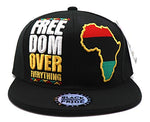 Black Pride Top Pro Freedom Over Everything Snapback Hat