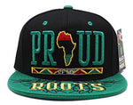 Black Pride Top Pro Proud of My Roots Snapback Hat