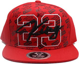 Chicago 23 Top Level Crown King All Over Snapback Hat