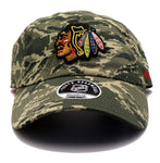 Chicago Blackhawks Reebok Youth Digital Camouflage Strapback Hat