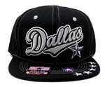 Dallas Headlines Tailsweeper Script Snapback Hat