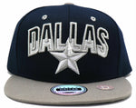 Dallas Headlines Arched Star Snapback Hat