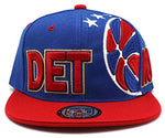Detroit Leader of the Game Sideway Wrap Snapback Hat