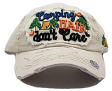 Leader of Generation Apparel Camping Hair Don't Care Adjustable Hat