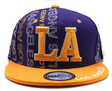 Los Angeles Top Pro Side Buildings Snapback Hat