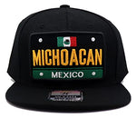 Mexico Headlines Michoacán License Plate Snapback Hat