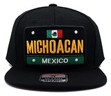 Mexico Headlines Michoacán License Plate Snapback Hat