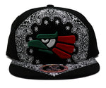 Mexico Top Level Caracara Eagle Bandana Snapback Hat
