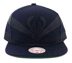 Milwaukee Bucks Mitchell & Ness Satin Sash Snapback Hat