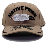 Native Pride Leader of Generation Apparel Shadowed Feather Adjustable Hat