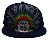 Native Pride Leader of the Game Eagle Headdress Snapback Hat