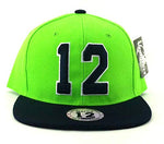 Seattle Headlines 12th Man Snapback Hat