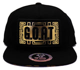 Top Level Luxe G.O.A.T. Greatest of All Time Snapback Hat