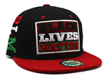 Black Pride Top Pro Black Lives Matter Stacked Snapback Hat