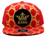 Top Level Crown King Luxe Chains Snapback Hat