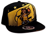 Los Angeles Top Level Kobe 24 Mamba Teddy Bear Snapback Hat