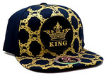 Top Level Crown King Luxe Chains Snapback Hat