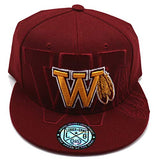 Washington Leader of the Game Jumbo Shadow Snapback Hat